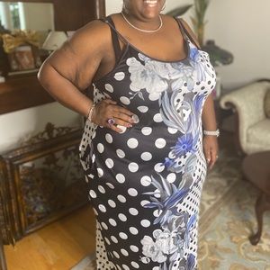 Polkadot flower dress